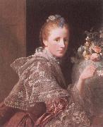 Allan Ramsey Margaret Lindsay of Evelick oil painting artist